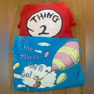 Two Dr. Seuss T-shirts both size XL